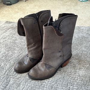 Luxury Rebel leather boots